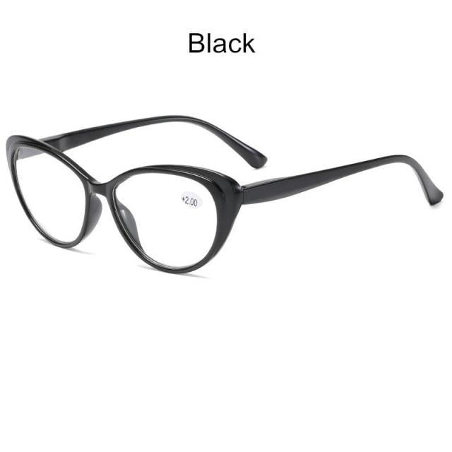 Anti-blue Light Coated Lenses Luxury Red Black Fashion Cat Eye Glasses For Women Reading Glasses & Men Computer Cateye Blue Light Blocking Reading Glasses