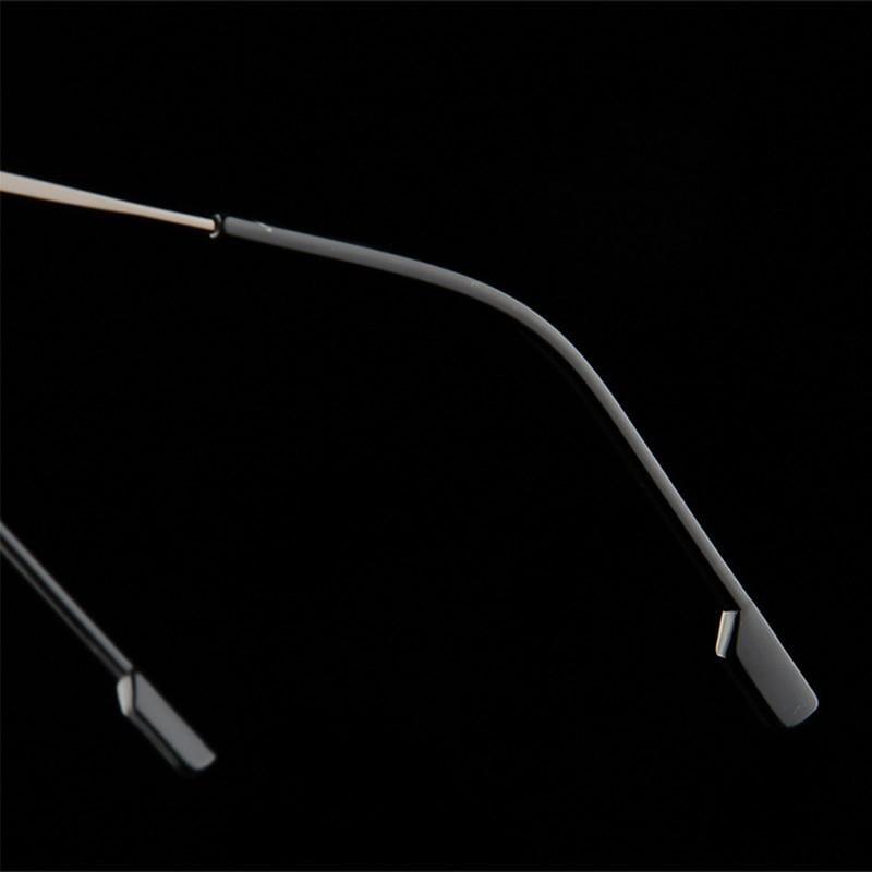 Anti-Blue Light Reading Glasses Ultralight Style Memory Titanium Rimless Reading Glasses For Men & Women Presbyopic Eyeglasses For Everyday Use New Attractive Style