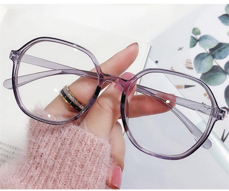 Anti-blue Light Women Men Reading Glasses Eyestrain Computer Reading TV Glasses Stylish Frame Anti Glasses Men And Women Retro Big Frame Myopia Eyeglasses Oversized Ladies Diopter Presbyopia Eyeglasses Frames +1.0 +1.5 +2.0 +2.5 +3.5 +4.0