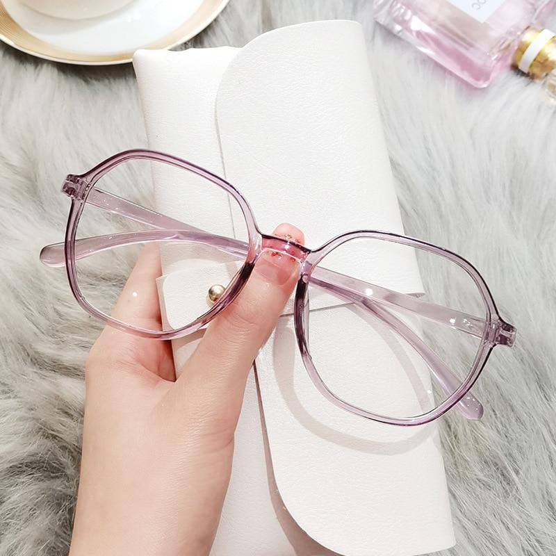 Anti-blue Light Women Men Reading Glasses Eyestrain Computer Reading TV Glasses Stylish Frame Anti Glasses Men And Women Retro Big Frame Myopia Eyeglasses Oversized Ladies Diopter Presbyopia Eyeglasses Frames +1.0 +1.5 +2.0 +2.5 +3.5 +4.0