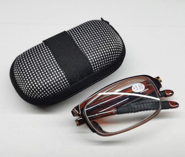 Anti UV Glare Eyestrain Foldable Computer Spring Hinge Readers For Women And Man Reading Glasses Retro Folding Spectacles Luxury Frame And TR Glasses Blue Light Readers+1.0 +1.5 +2.0 +2.5 +3.0 +3.5 +4.0