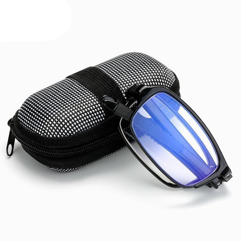 Anti UV Glare Eyestrain Foldable Computer Spring Hinge Readers For Women And Man Reading Glasses Retro Folding Spectacles Luxury Frame And TR Glasses Blue Light Readers+1.0 +1.5 +2.0 +2.5 +3.0 +3.5 +4.0