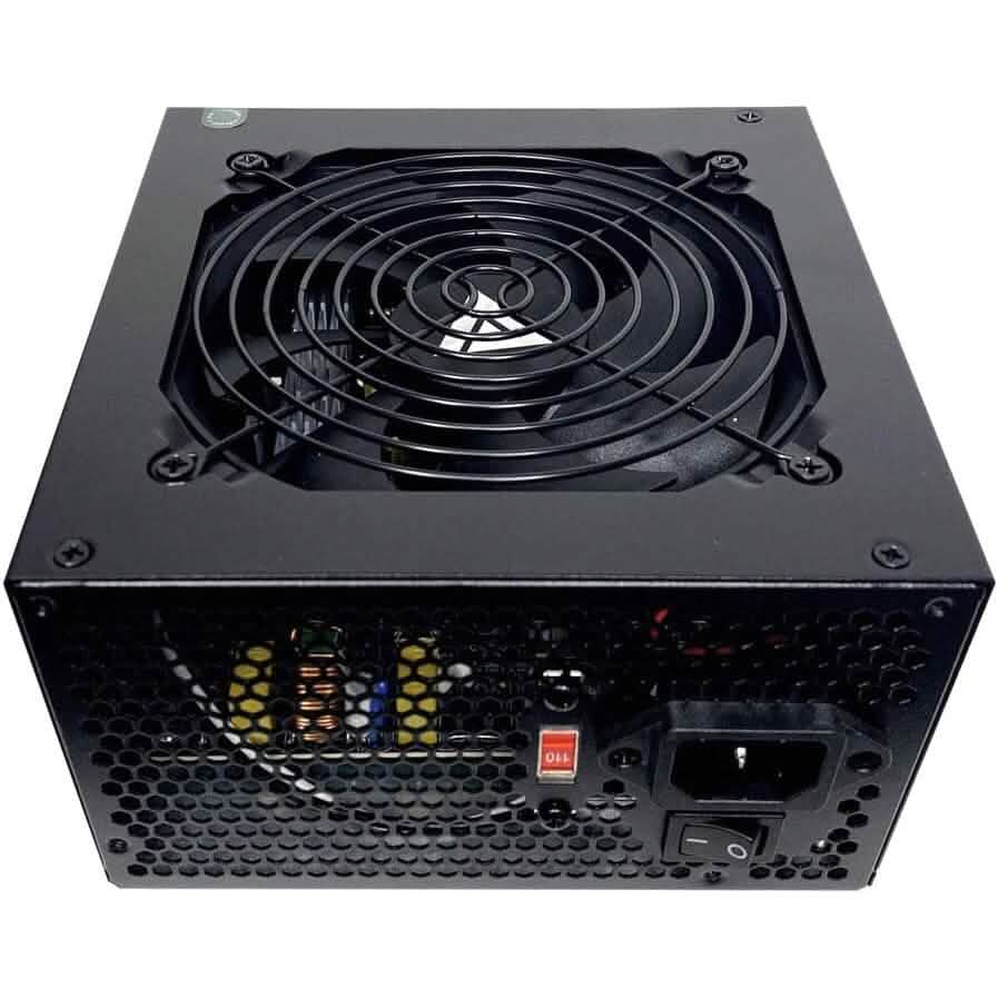 Apevia ATX-ES600W Essence 600W ATX Semi-Modular Gaming Power Supply with Auto-Thermally Controlled (Refurbished)