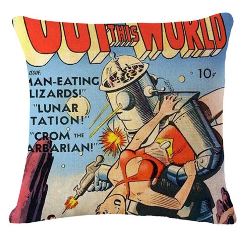 Art Renaissance Print Cushion Cover Throw Pillow Cover Home Decorative Cushion Case Beautiful Painting Art Pillow Case Home Decorative Sofa Car Chair Throw Pillow Case 45x45CM