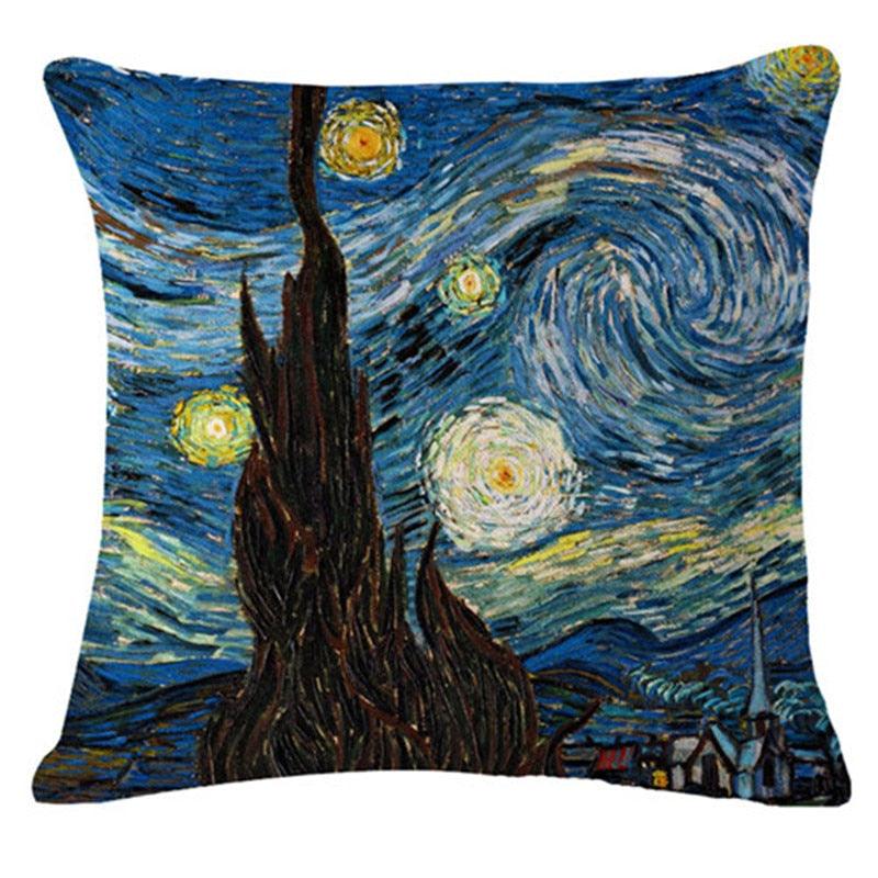 Art Renaissance Print Cushion Cover Throw Pillow Cover Home Decorative Cushion Case Beautiful Painting Art Pillow Case Home Decorative Sofa Car Chair Throw Pillow Case 45x45CM