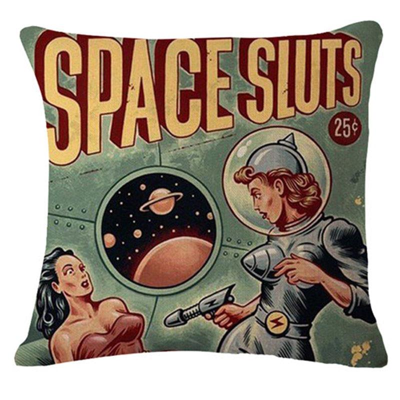 Art Renaissance Print Cushion Cover Throw Pillow Cover Home Decorative Cushion Case Beautiful Painting Art Pillow Case Home Decorative Sofa Car Chair Throw Pillow Case 45x45CM