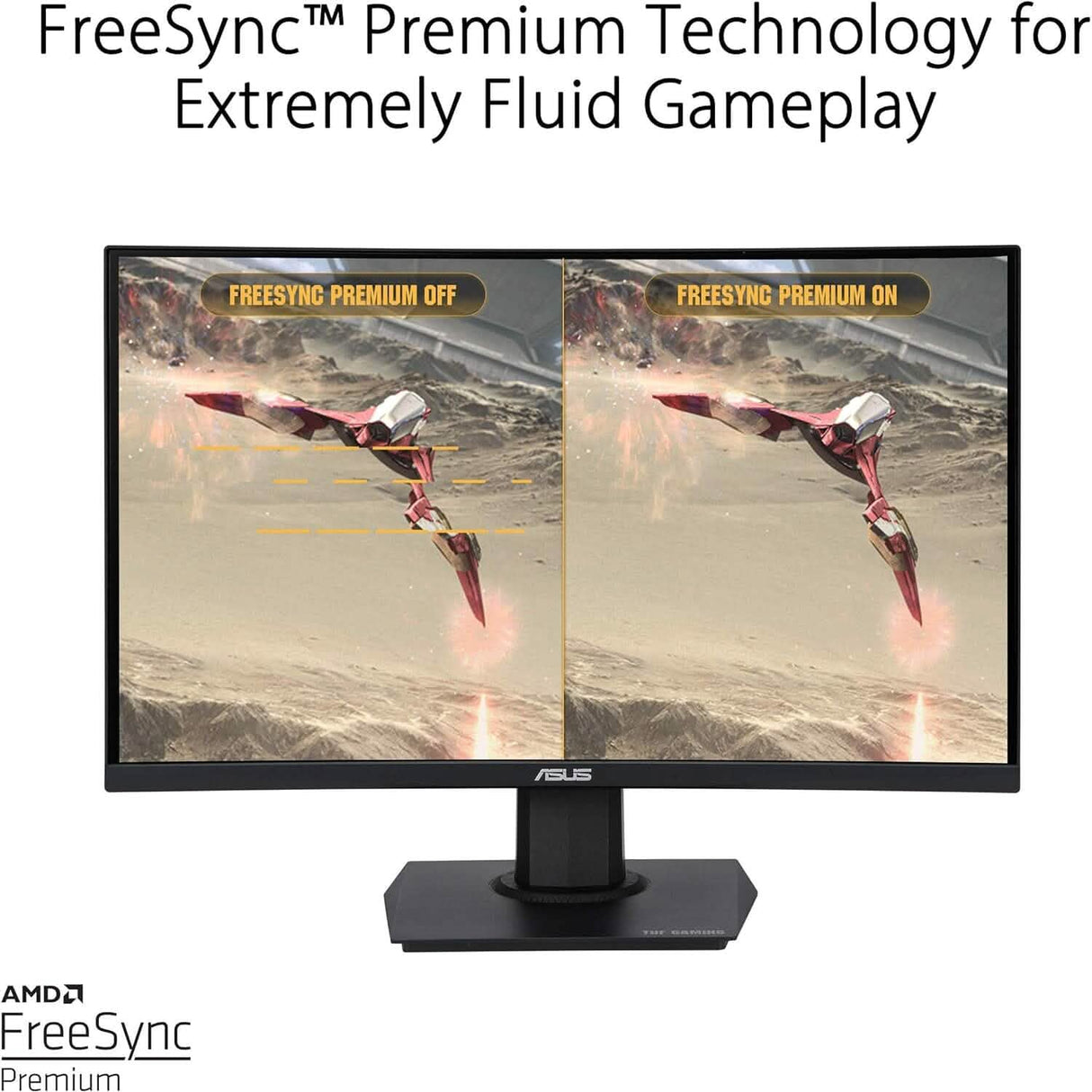 ASUS TUF Gaming 23.6" 1080P Curved Monitor (VG24VQE) (Refurbished)