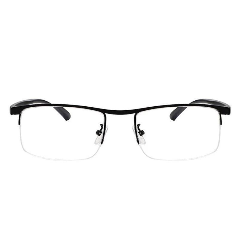 Attractive Metal Frame Sunglasses Style Intelligent Multifocal Progressive Reading Glasses and Men Women Dual-use Anti-Blue Light Automatic Adjustment Eyewear