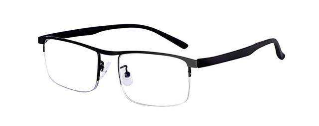 Attractive Metal Frame Sunglasses Style Intelligent Multifocal Progressive Reading Glasses and Men Women Dual-use Anti-Blue Light Automatic Adjustment Eyewear