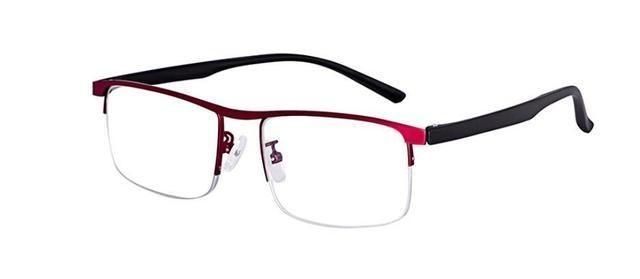 Attractive Metal Frame Sunglasses Style Intelligent Multifocal Progressive Reading Glasses and Men Women Dual-use Anti-Blue Light Automatic Adjustment Eyewear