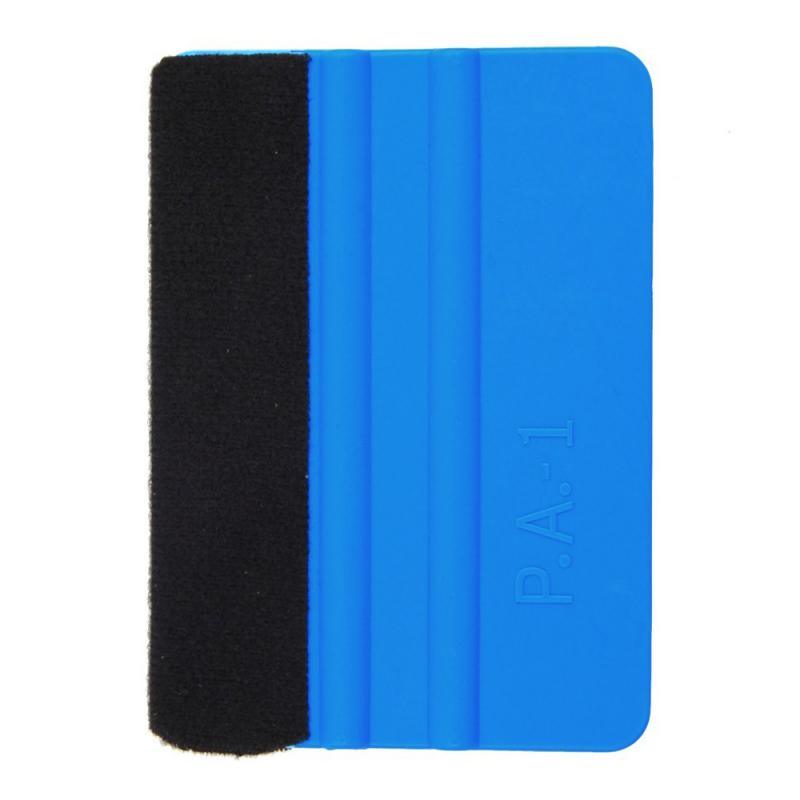 Auto Styling Vinyl Carbon Fiber Window Ice Remover Cleaning Wash Car Scraper With Felt Squeegee Tool Film Wrapping Accessories Vehicle Vinyl Wrap Window Tint Film Plastic Felt Edge Squeegee For Car Vinyl Scraper Decal Applicator