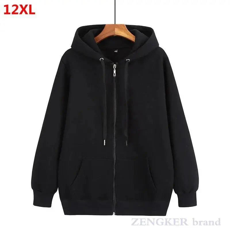 Autumn Mens Cardigan Plus Size Hoodie For Man Jacket Cardigan Oversized Men Hoodies Sweatshirt Long Sleeve Crew Neck Hooded Jacket Hip Hop Streetwear Pullover Top Zip Hoodie For Men