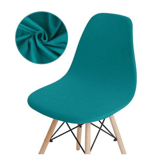 Avangarde Style Printed Seat Cover For Shell Chair Armless Shell Chair Cover Banquet Home Slipcover Elastic Removable Stretch High Back For Sofa Armchairs