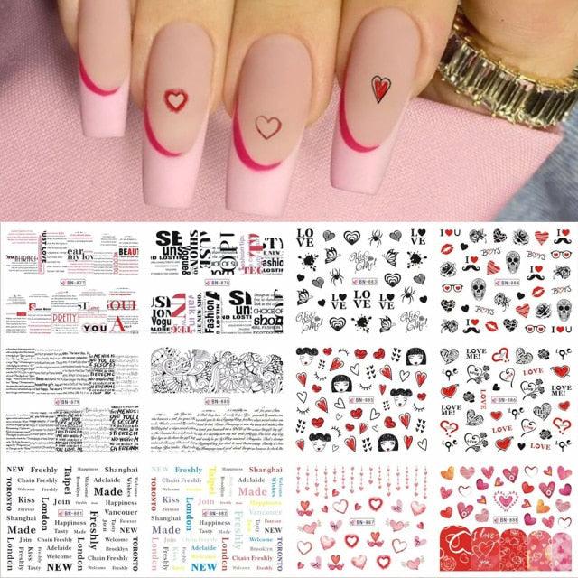 Avocado Fruit Transfer Nail Stickers Charms Winter Water Sticker For Nails Sliders Character Image Tattoo Decal Decoration Cute Summer Nail Art Stickers Summer Fruit Stickers on Nails Unicorn Banana Cherry Avocado Dog Strawberry Nail Art Decals