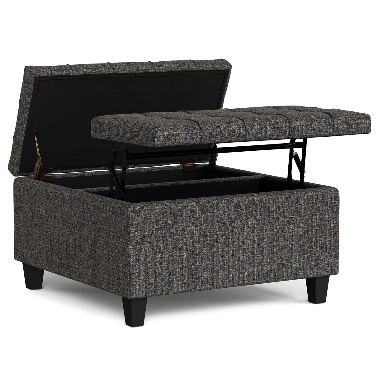 Harrison - Upholstered Coffee Table Storage Ottoman by Couch.com