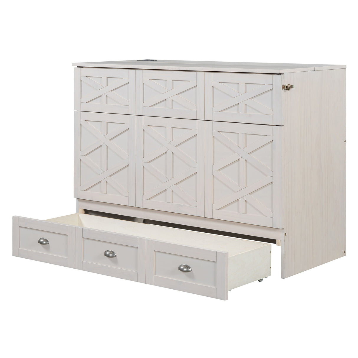 Murphy Bed With Large Drawers And USB Ports by Couch.com