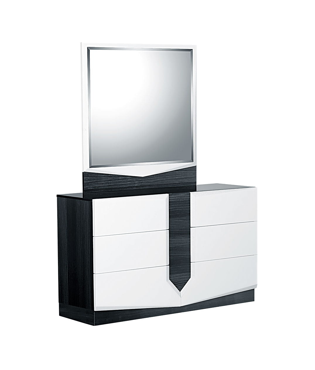 Vios - Zebra HG Mirror - White by Couch.com