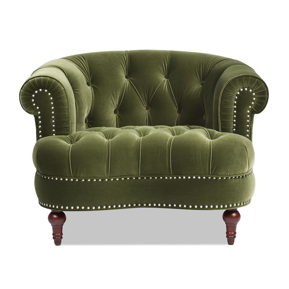 La Rosa - Victorian Tufted Upholstered Accent Chair by Couch.com