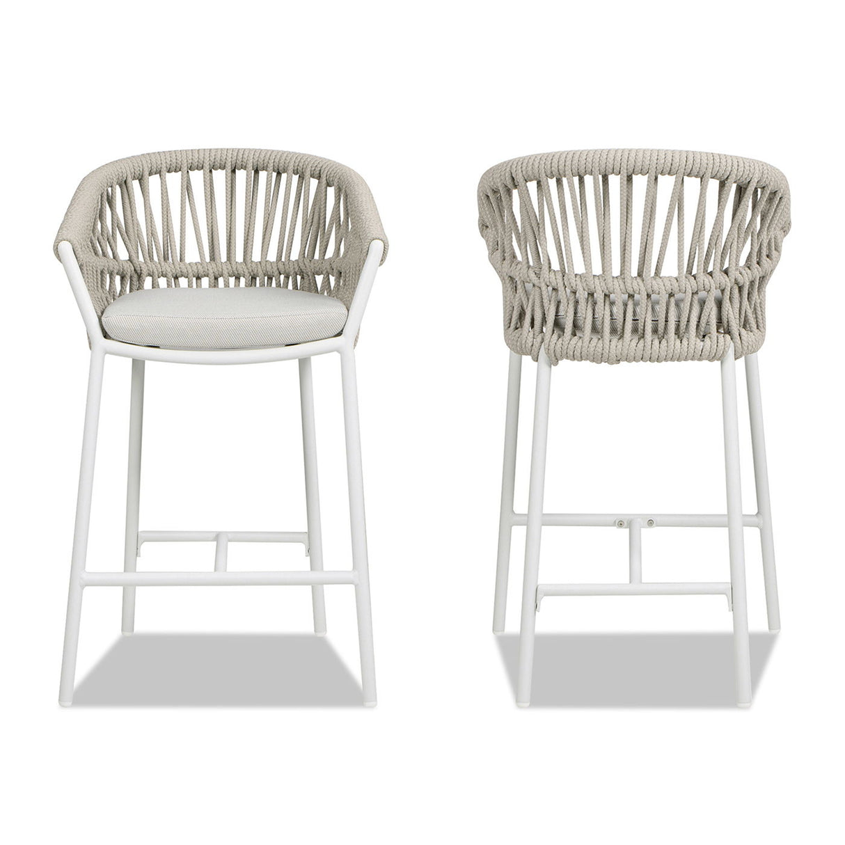 Maiden - Patio Counter Stool Sunproof Olefin (Set of 2) by Couch.com