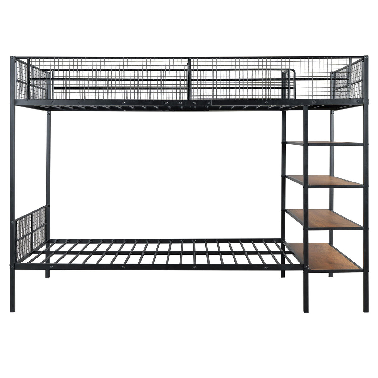 Bunk Bed With 5 Tier Shelves by Couch.com