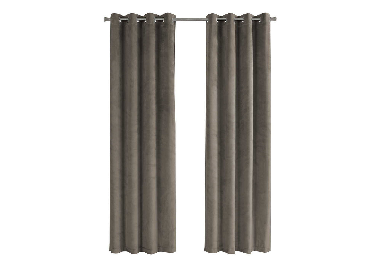 2 Pieces Set, Curtain Panel, Room Darkening, Grommet, Contemporary & Modern by Couch.com