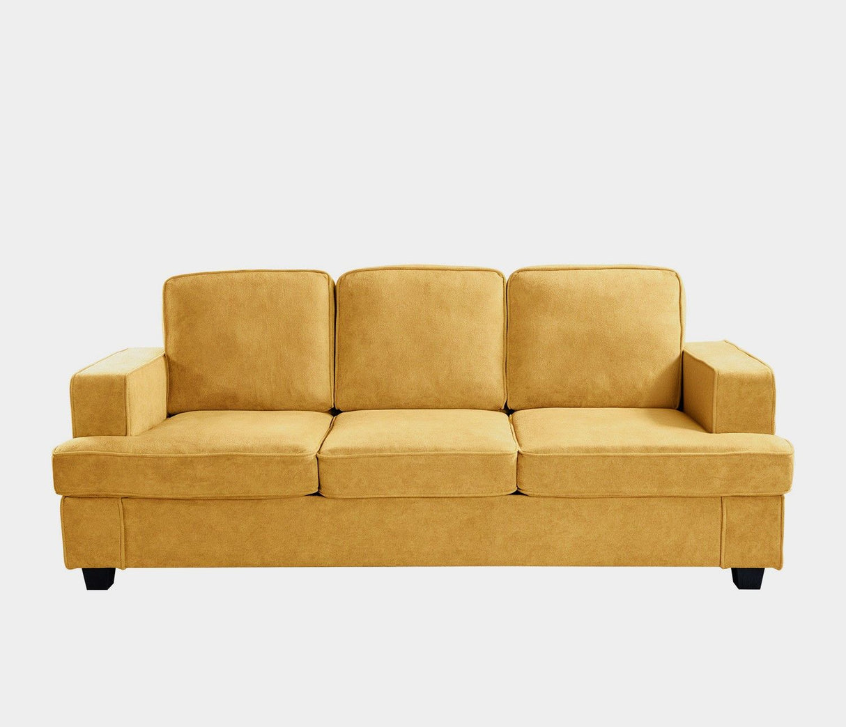 Modern Sofa, Comfortable 3 Seater Couch With Deep Seating, Loose Back Cushions, Wide Arms by Couch.com