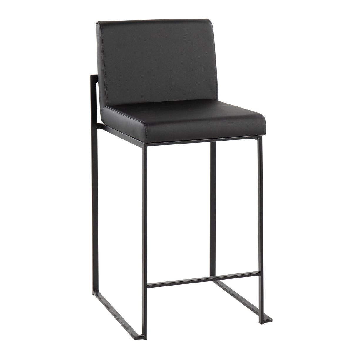 Fuji - Contemporary Modern Elegance, High Back Counter Stool by Couch.com
