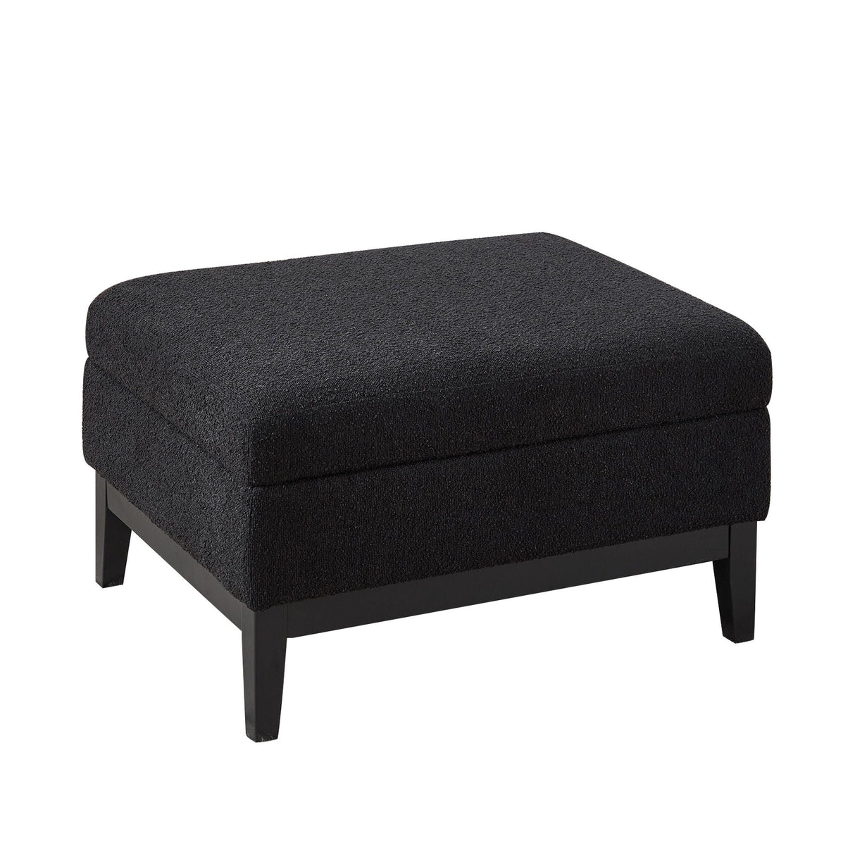 Upholstered Storage Ottoman With Reversible Lid Coffee Table With Rubberwood Legs by Couch.com