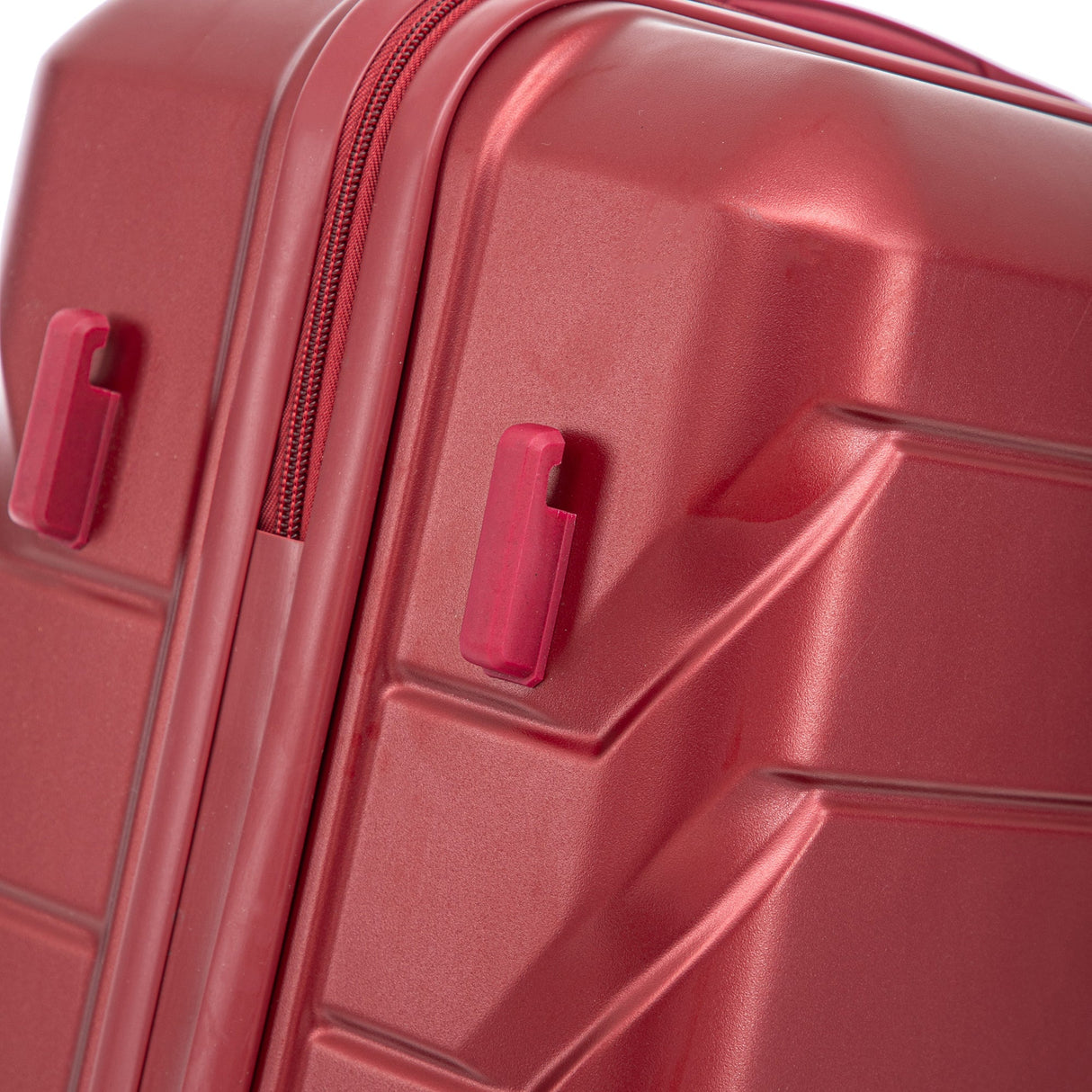 Set 3PCs 20'/24'/28' ABS Spinner Wheel Luggage Wine Red