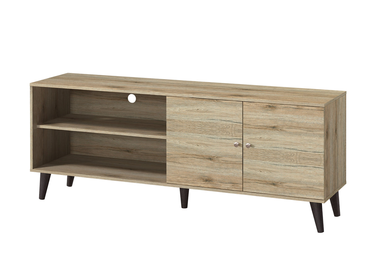 Amidon - TV Stand, With 2 Storage Shelves And 1 Cabinet by Couch.com