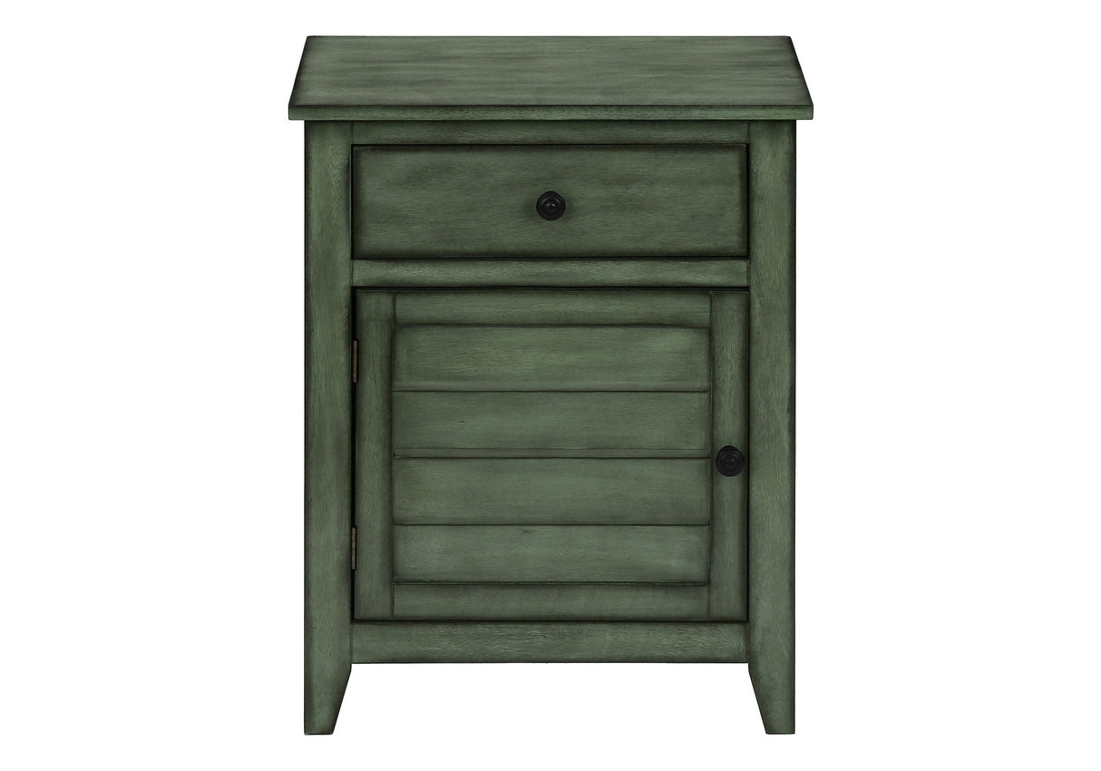 Accent Nightstand, Storage Drawer, Transitional by Couch.com