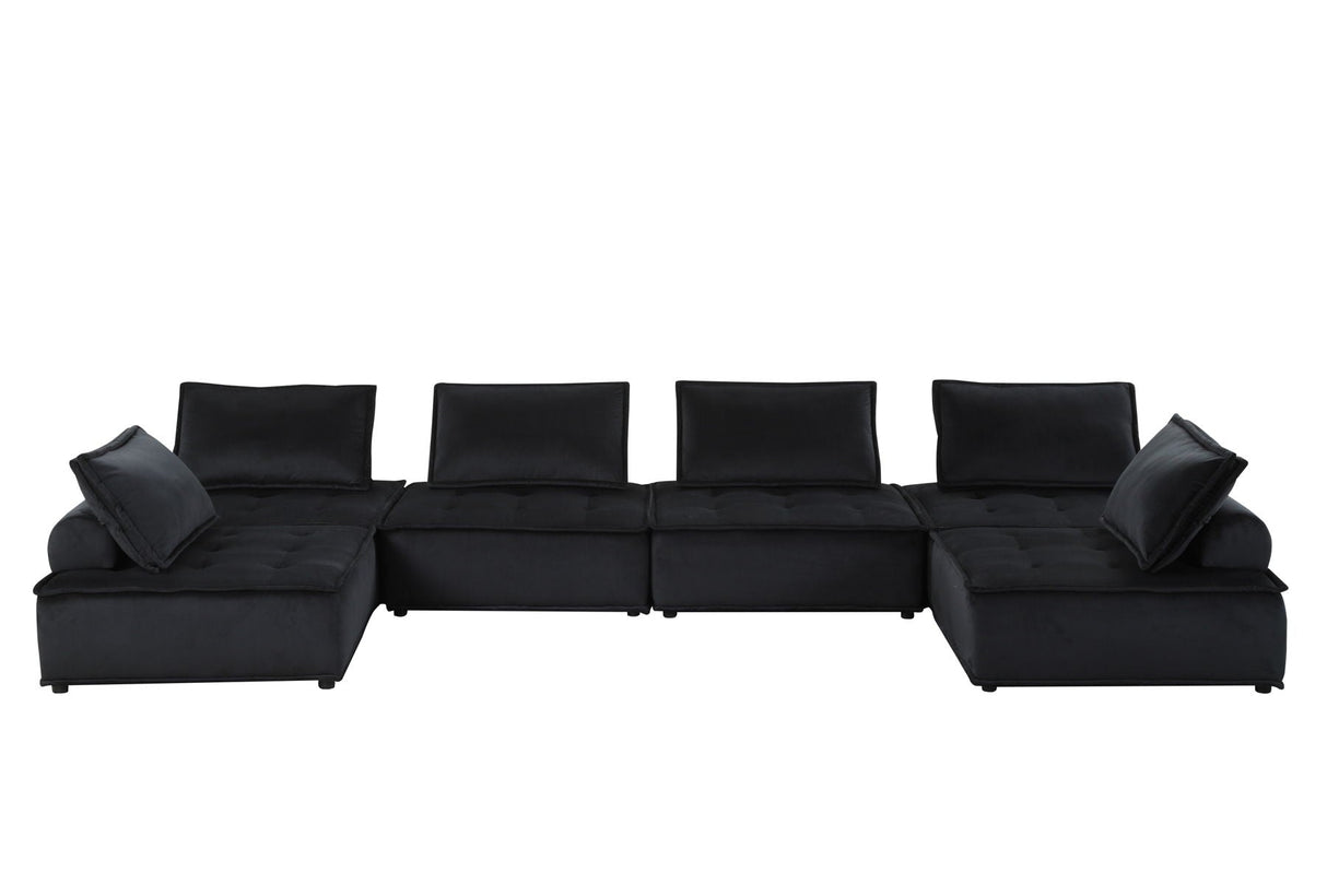 Anna - Stylish Sectional Sofa Ottoman by Couch.com