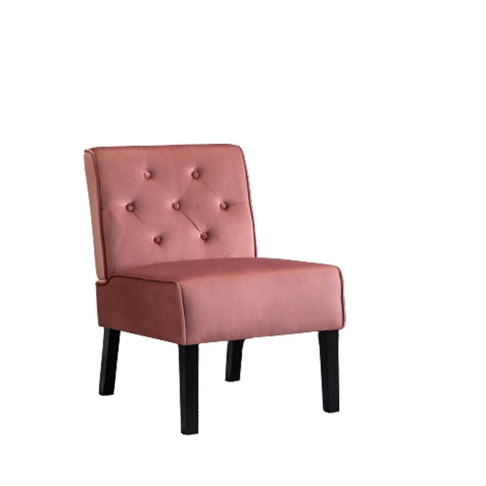 Reese - Living Room Armless Button Tufted Pattern Accent Chair (Set of 2) by Couch.com