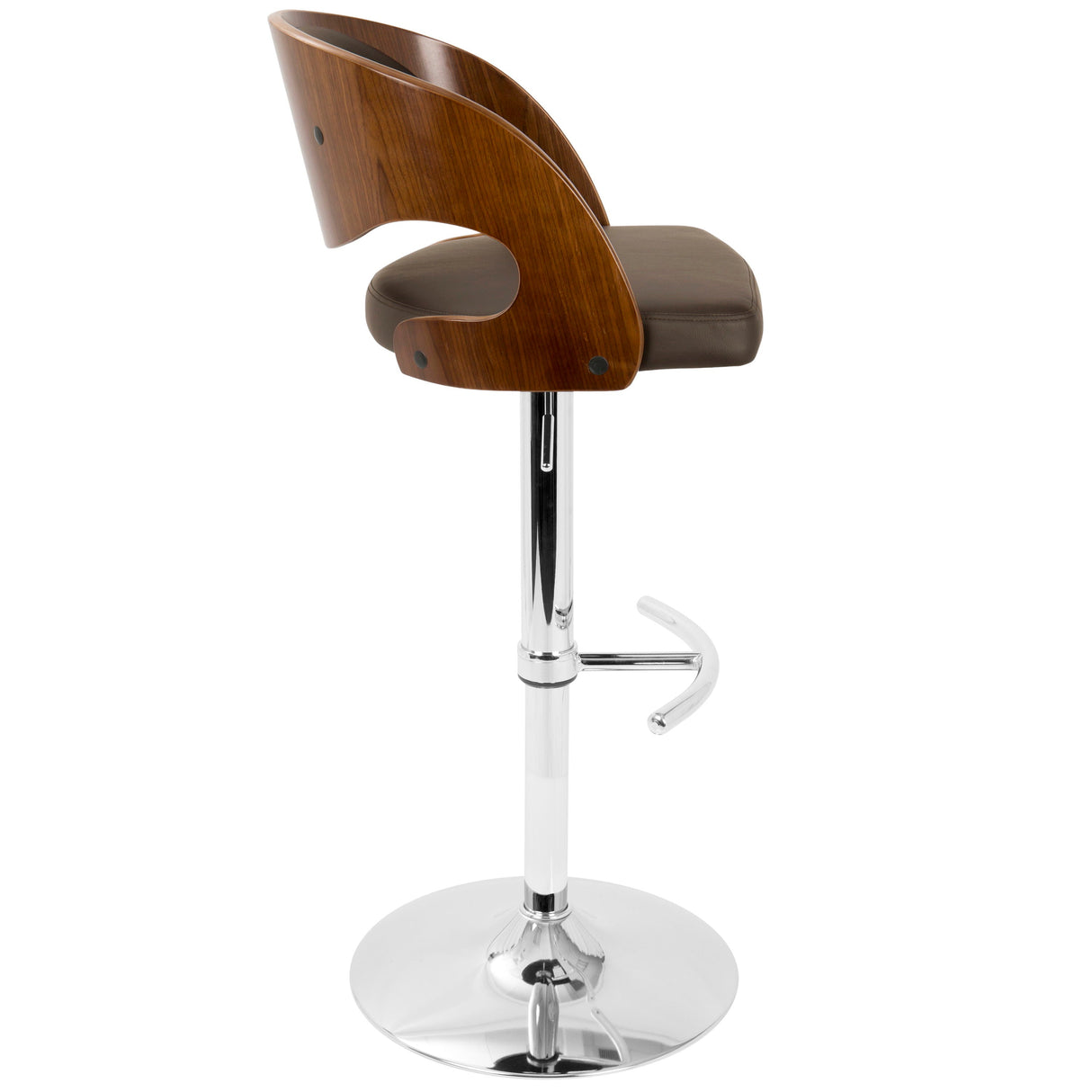 Pino - Mid Century Modern Adjustable Barstool With Swivel by Couch.com