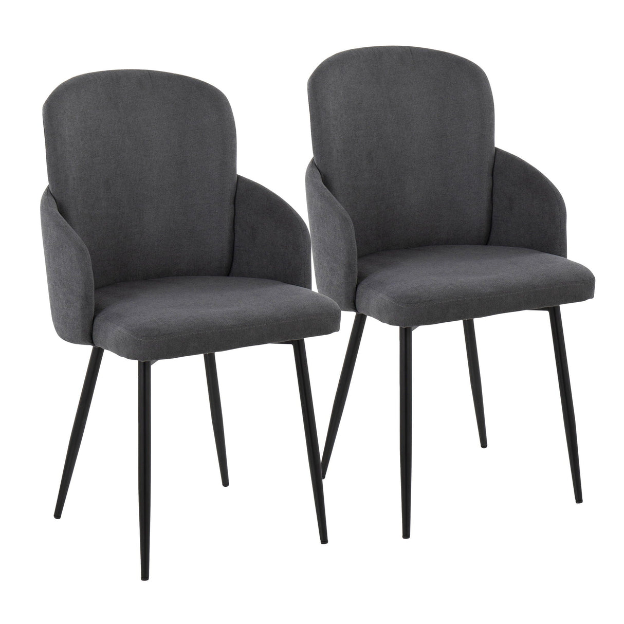 Dahlia - Contemporary Elegant Design Dining Chair (Set of 2) by Couch.com