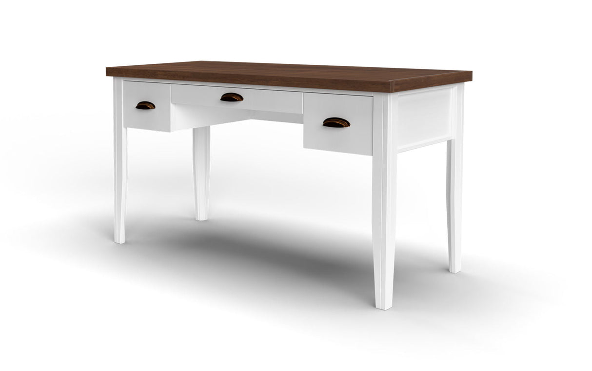 Hampton - Writing Desk - Jasmine Whitewash / Barnwood by Couch.com