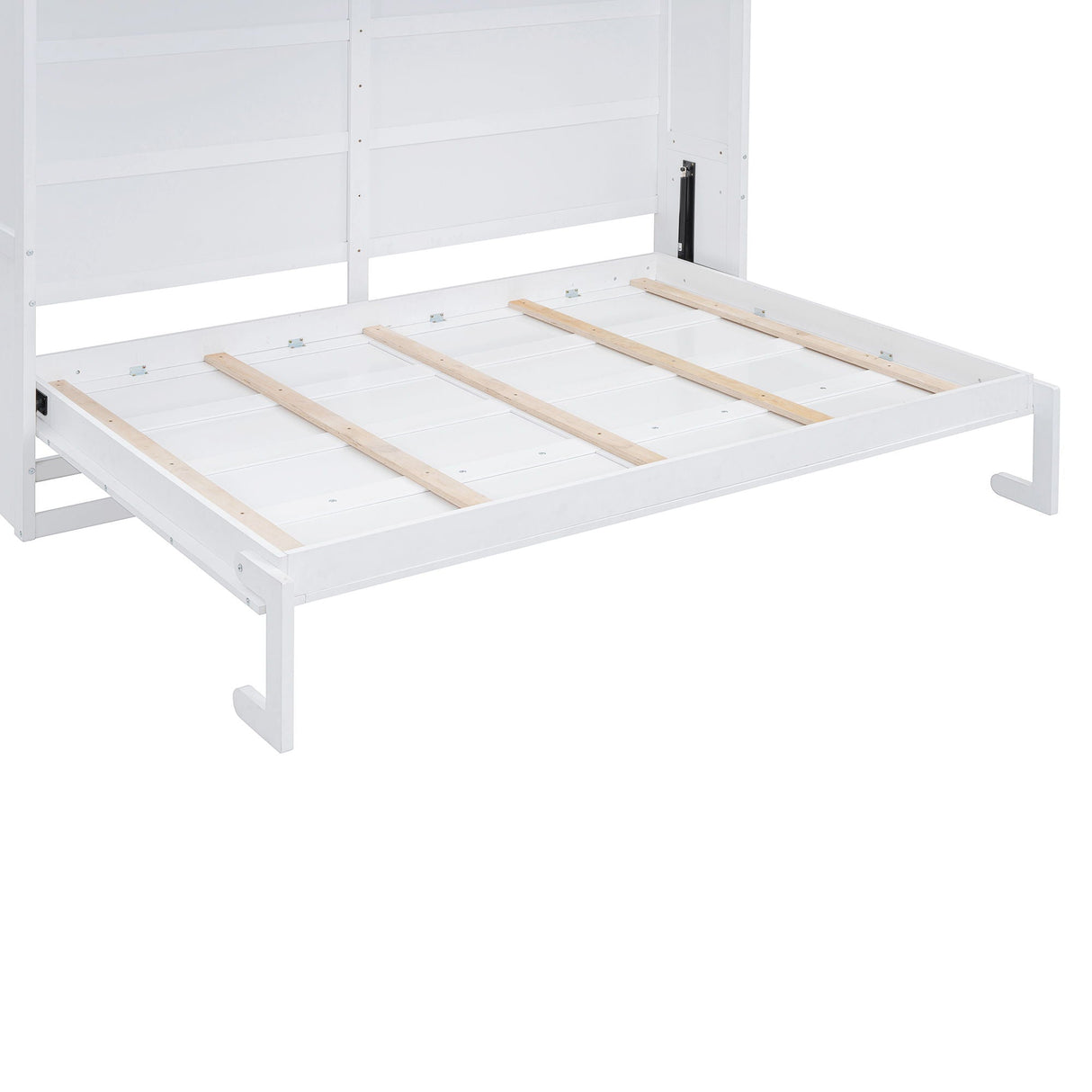 Murphy Modern Bed With Top Cabinets For Space Saving And Comfort by Couch.com