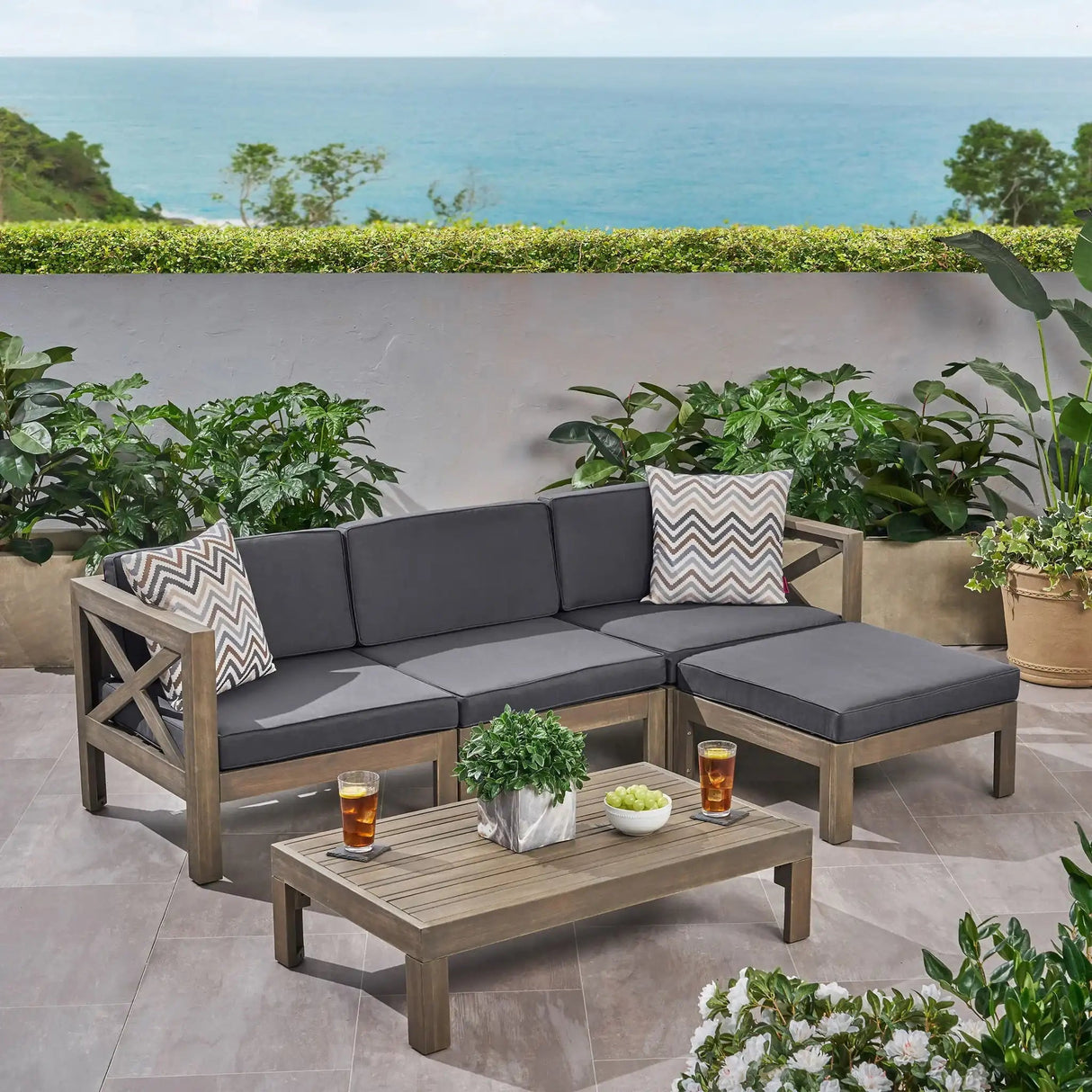 Alcove - L Shape Sofa Set