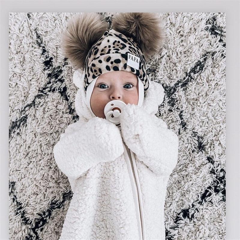 Baby Cotton Hat Autumn Winter Children Scarf Hat Sets Bowknot Ear Baby Girl Boy Warm Beanies Cap Neck Warmer Scarf Fleece Balaclava Hood Ski Mask Cold Weather Face Mask Neck Warmer Winter Nose Warmer