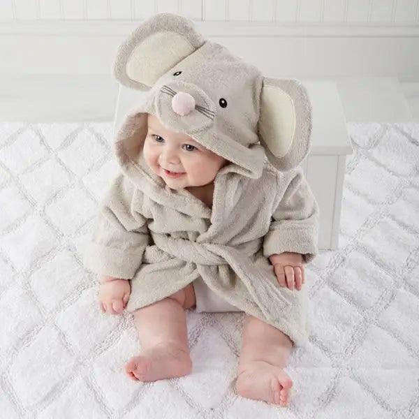 Baby Cute Mini Cartoon Bathrobes Soft Comfortable Bathrobe Warm Bath Towel For Babies Infants Beach Indoor Towel Durable Blankets