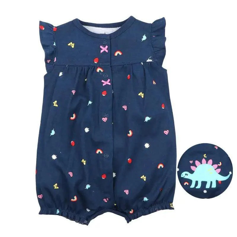 Baby Girl Clothes One-Piece Jumpsuits Baby Clothing Cotton Short Romper Infant Girl Clothes