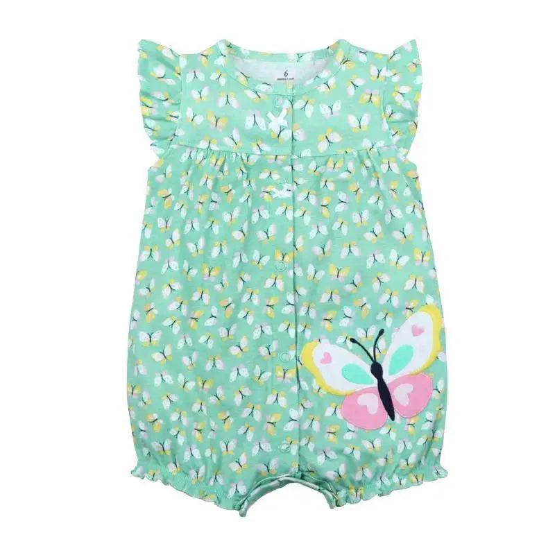 Baby Girl Clothes One-Piece Jumpsuits Baby Clothing Cotton Short Romper Infant Girl Clothes