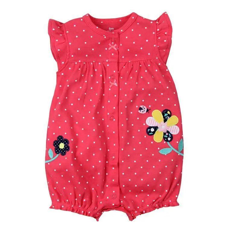 Baby Girl Clothes One-Piece Jumpsuits Baby Clothing Cotton Short Romper Infant Girl Clothes