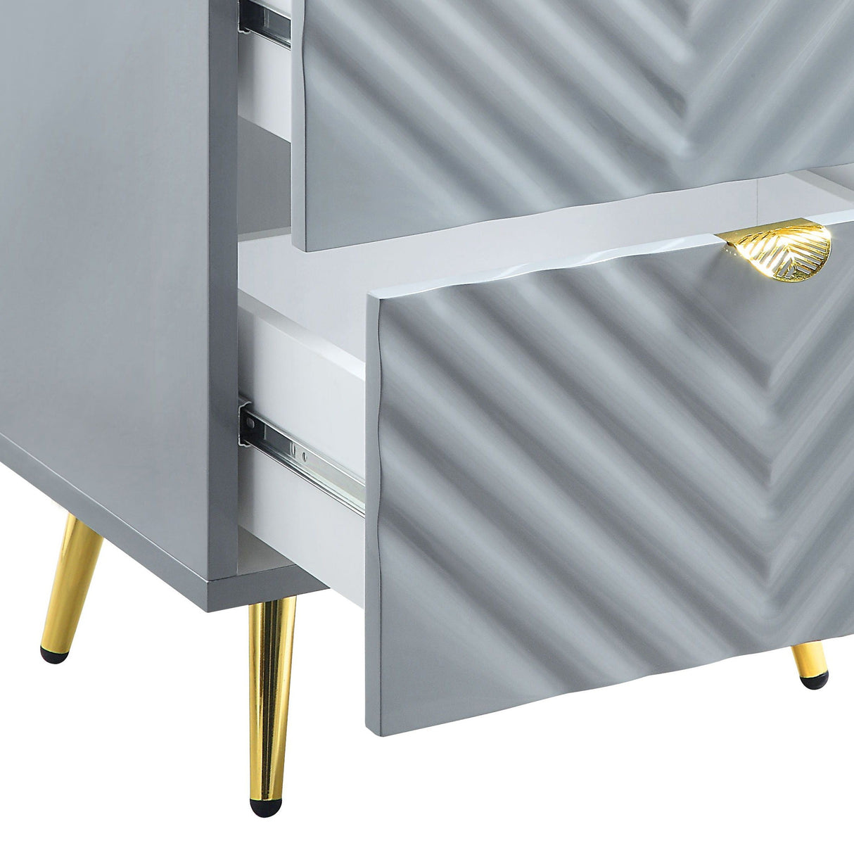 Gaines - High Gloss Nightstand by Couch.com