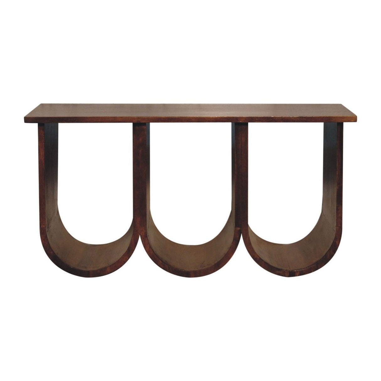 Triple Open Style Coffee Table - Beige / Brown by Couch.com