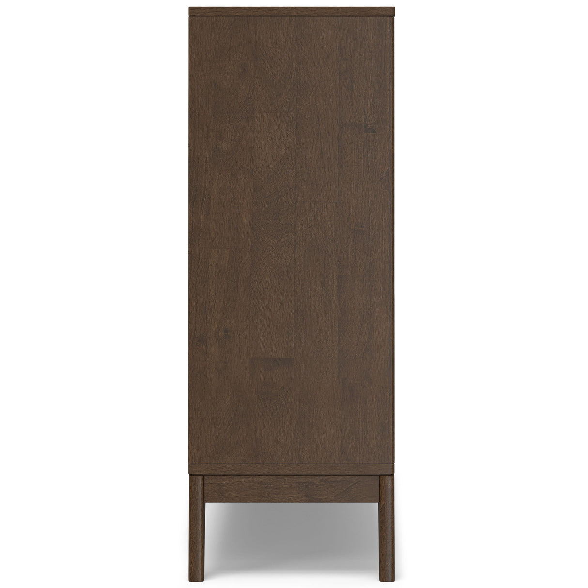 Harper - Low 6 Cube Storage With Drawers - Walnut Brown by Couch.com