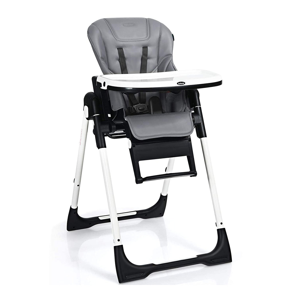 4-in-1 High Chair “Booster Seat with Adjustable Height and Recline-Black