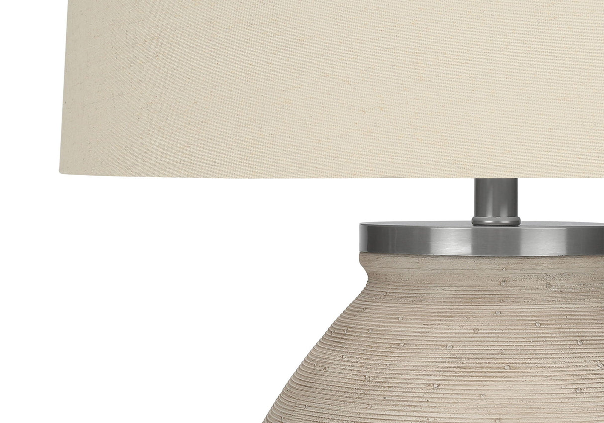 Lighting, Table Lamp, Concrete, Resin, Contemporary - Cream by Couch.com