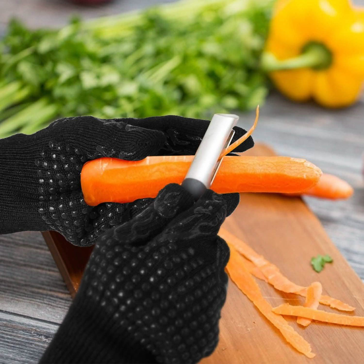 BBQ Gloves 1472°F Heat Resistant Grill Gloves Anti-slip