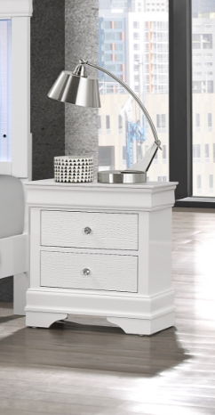 Shaker - Crocodile Metallic Nightstand by Couch.com